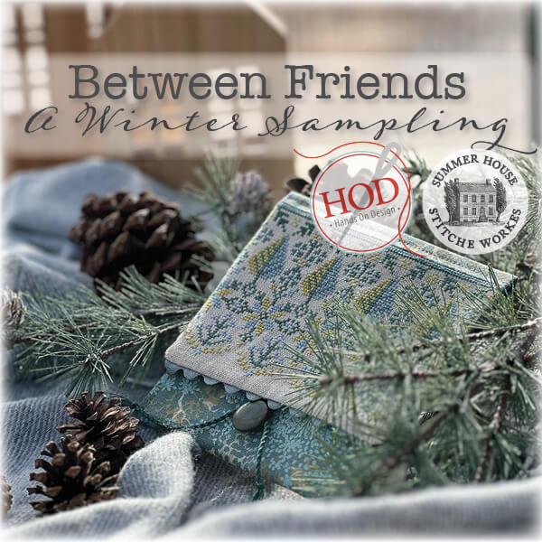 A Winter Sampling Between Friends Cross Stitch Pattern by Hands on Design