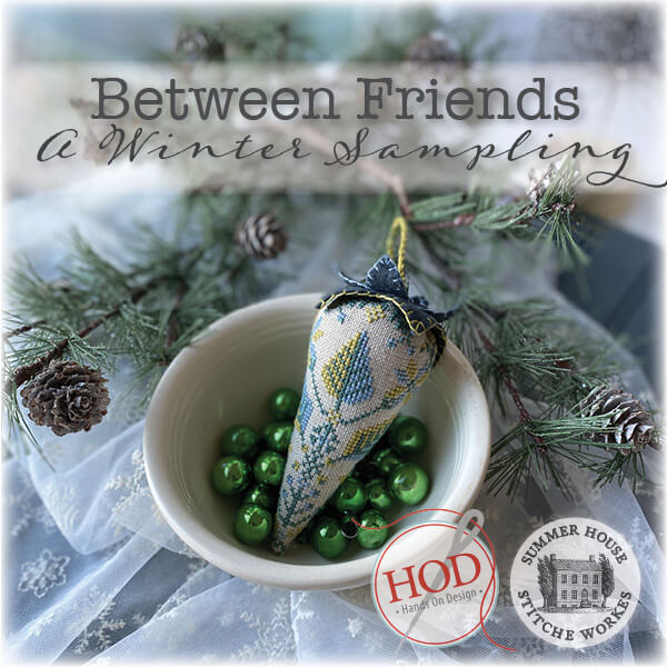 A Winter Sampling Between Friends Cross Stitch Pattern by Hands on Design