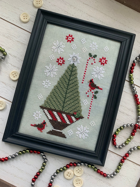 Wintergreen Cross Stitch Pattern by Stitches by Ethel