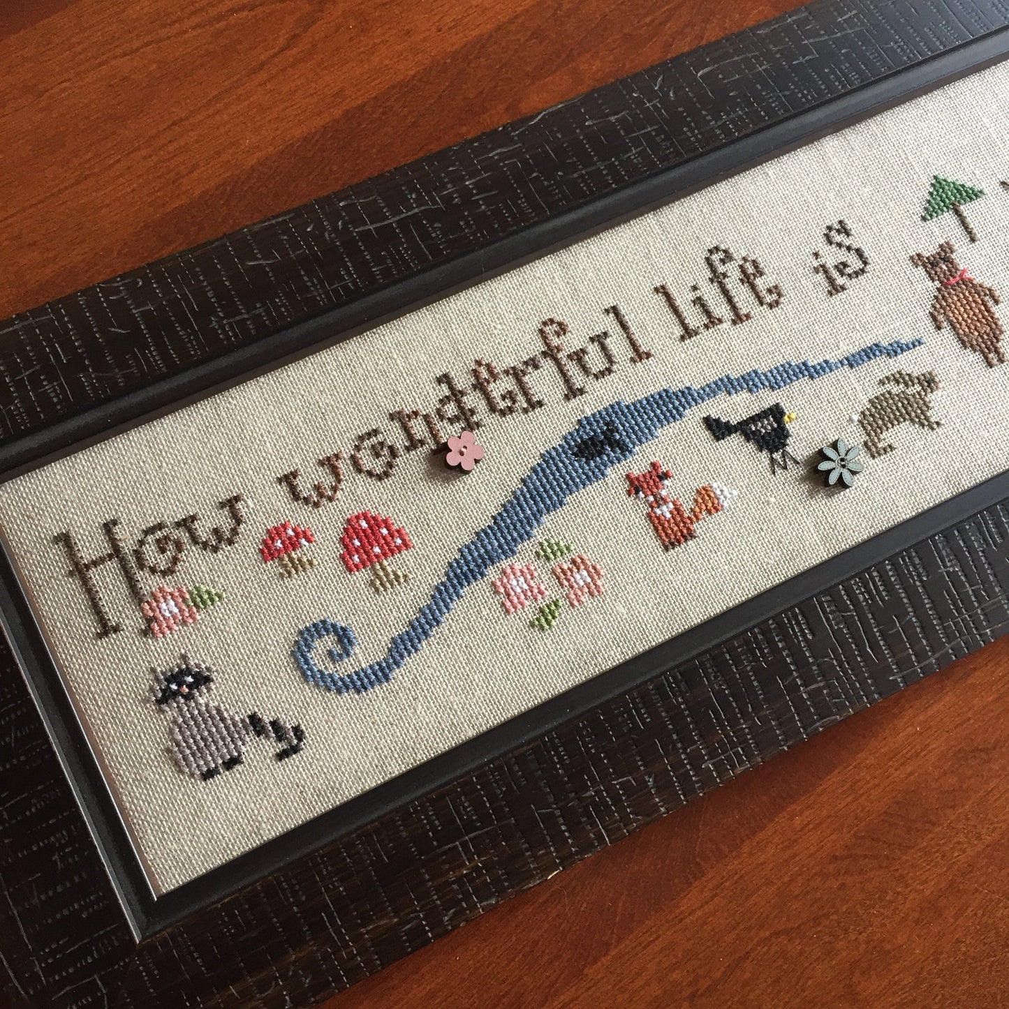 Wonderful Life Cross Stitch Pattern Heart in Hand