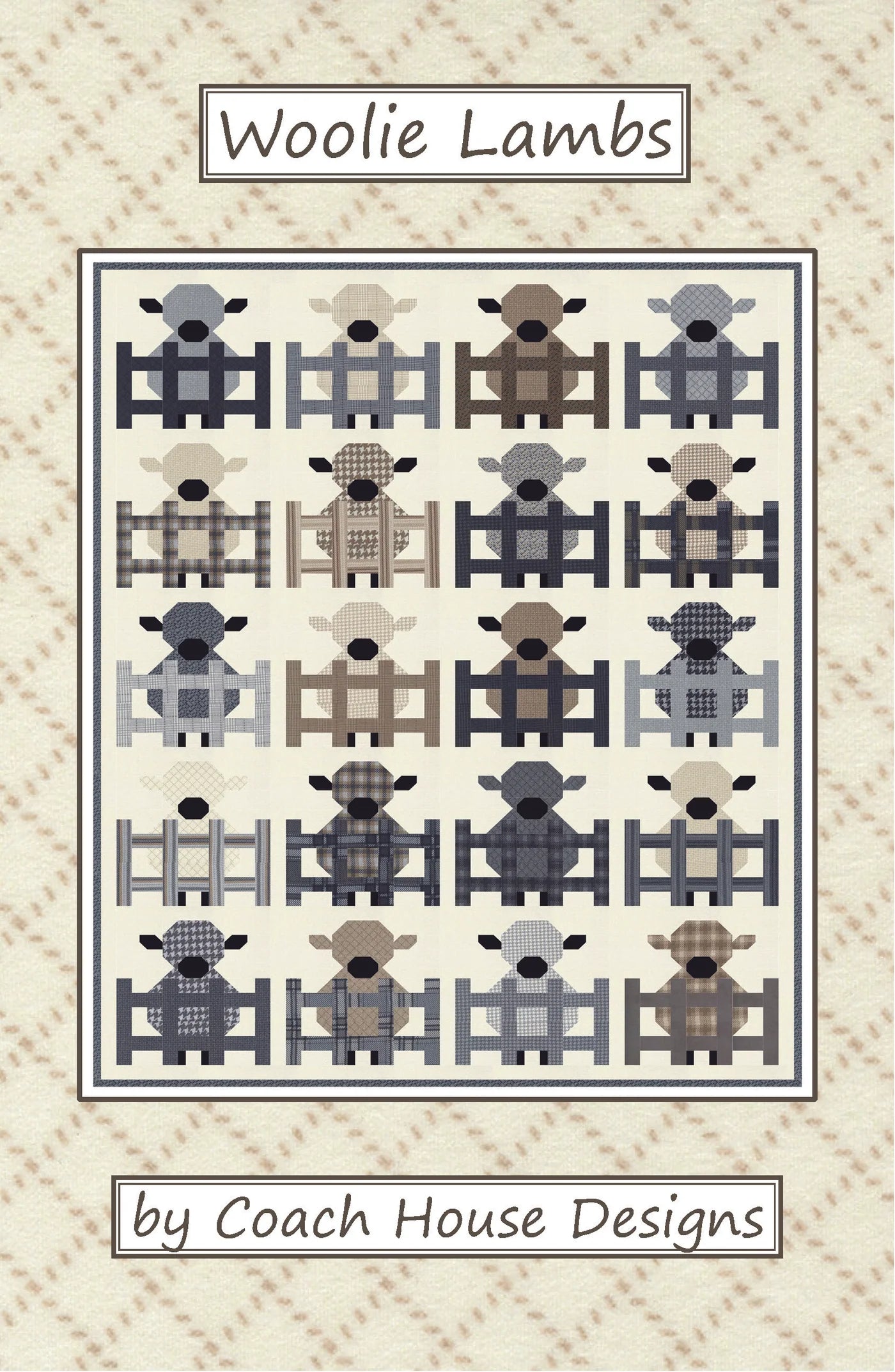 Woolie Lambs Quilt Pattern by Coach House Designs