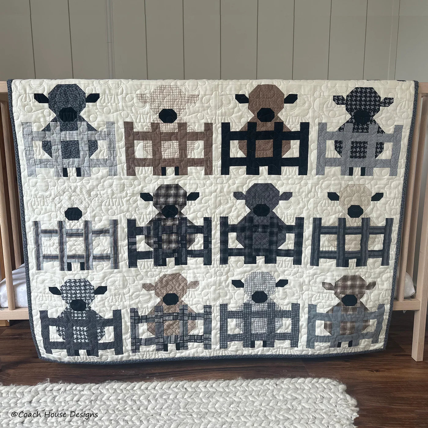 Woolie Lambs Quilt Pattern by Coach House Designs
