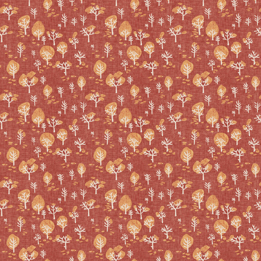 Autumnity Trees Dark Rust Y3864-72 by Esther Fallon Lau for Clothworks (sold in 25cm increments)