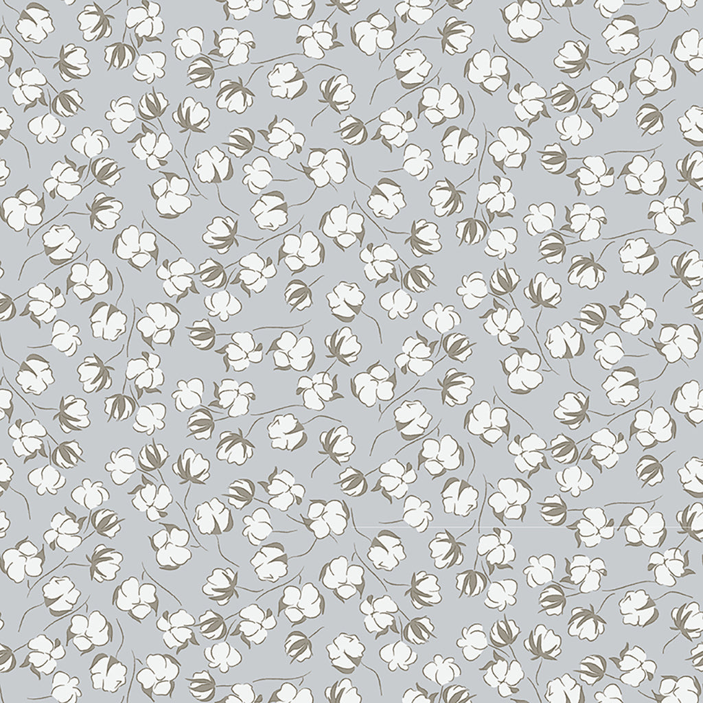 Homestead Cotton Light Gray Y3954-5 by Meags and Me for Clothworks Fabrics (sold in 25cm increments)