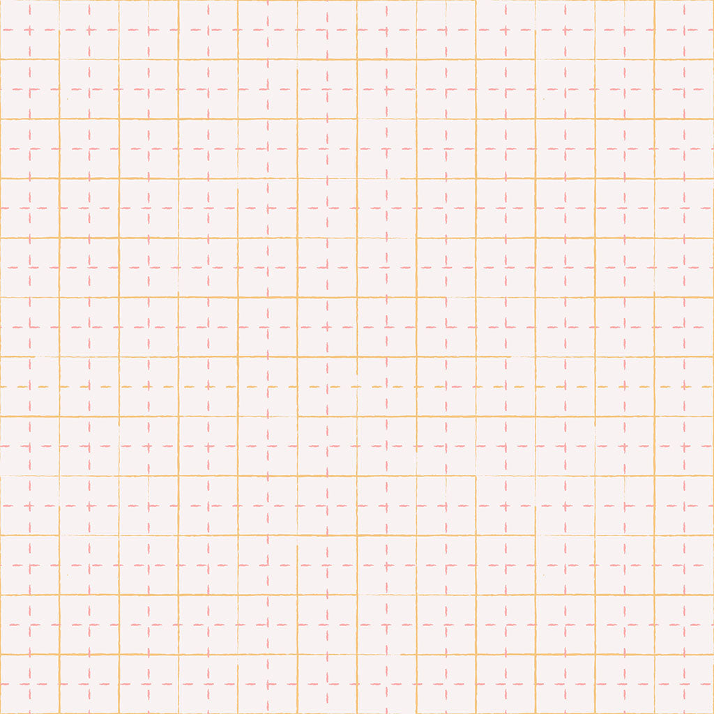 Shop Hop Cutting Mat White Y4801-1 by Meags and Me for Clothworks Fabrics (sold in 25cm increments)
