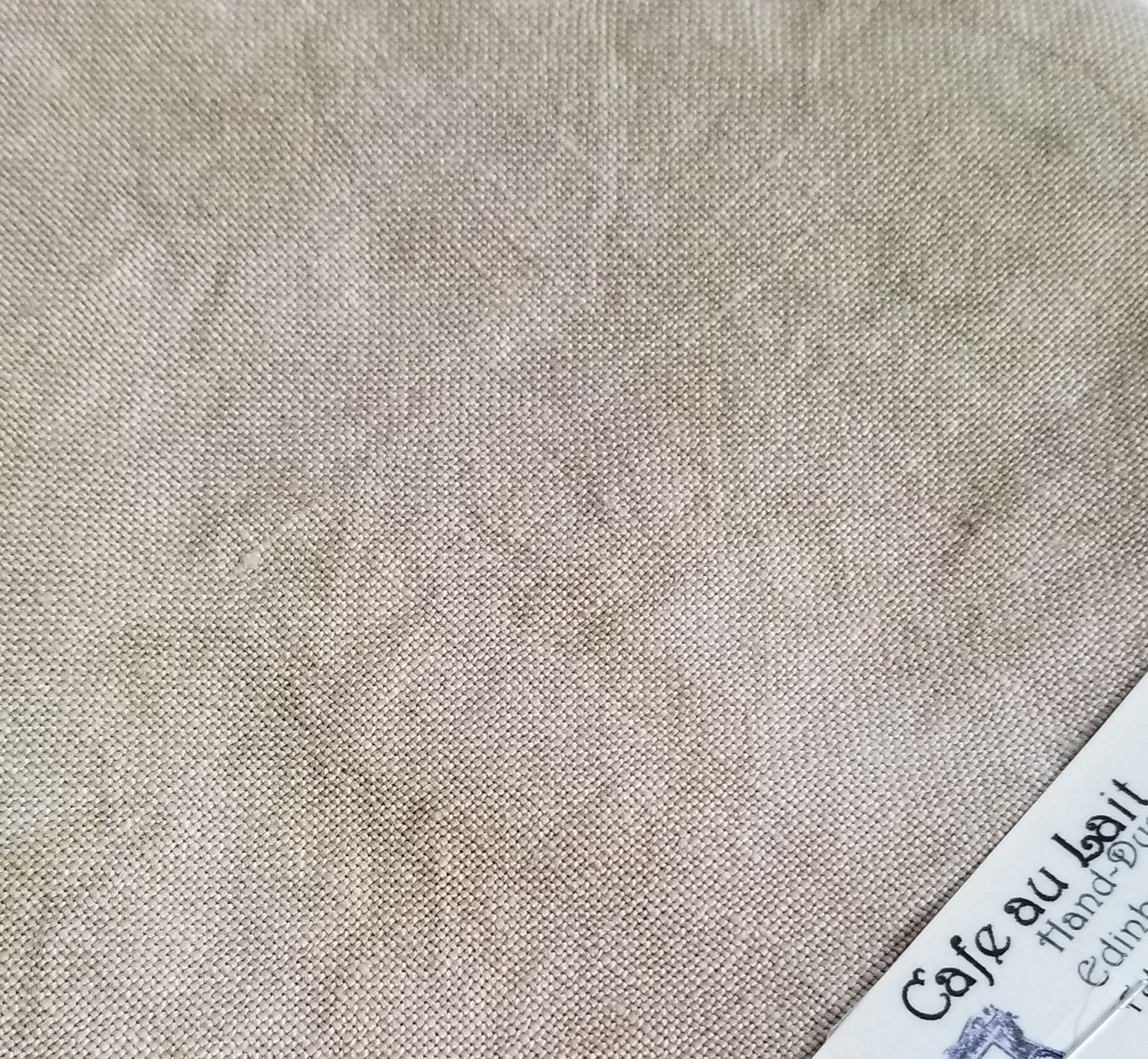 Cafe au Lait 32 Count 46cm x 70cm Cross Stitch Linen Fiber on a Whim