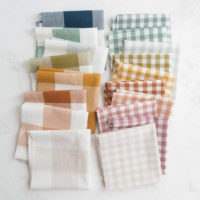 Camp Gingham Fat Quarter Bundle by Fableism Supply Company