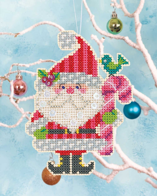 Candy Claus Cross Stitch Kit by Satsuma Street