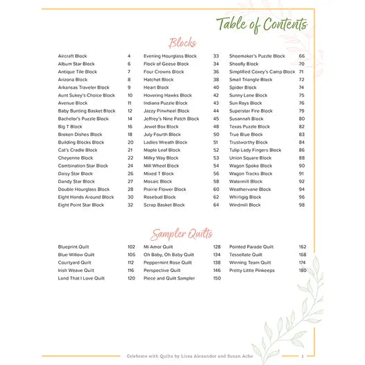 Celebrate with Quilts by Susan Ache and Lissa Alexander