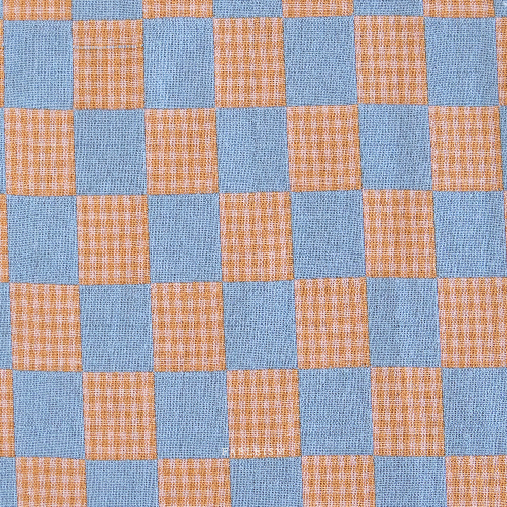 Check Mate Fjord Checkers by Fableism Supply Co (sold in 25cm increments)
