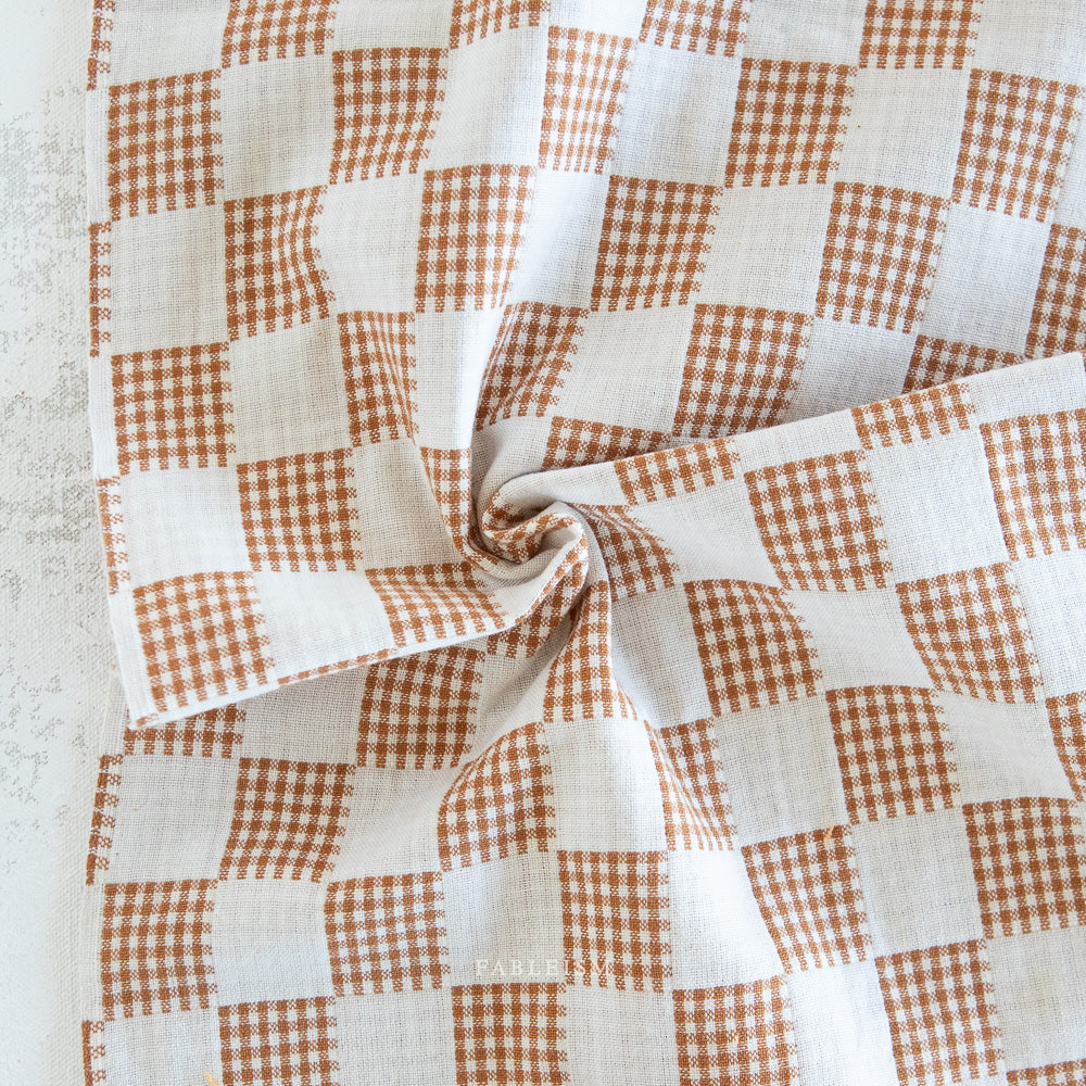 Check Mate Ivory Checkers by Fableism Supply Co (sold in 25cm increments)