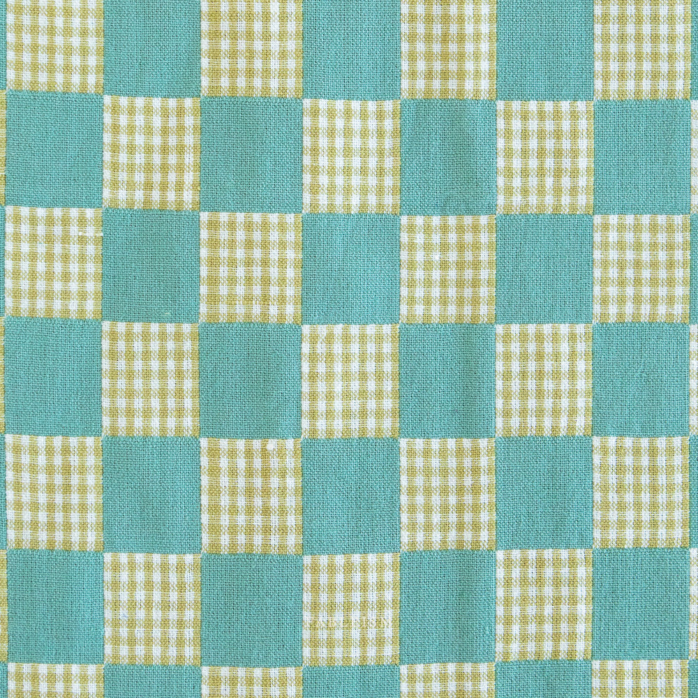 Check Mate Jade Checkers by Fableism Supply Co (sold in 25cm increments)