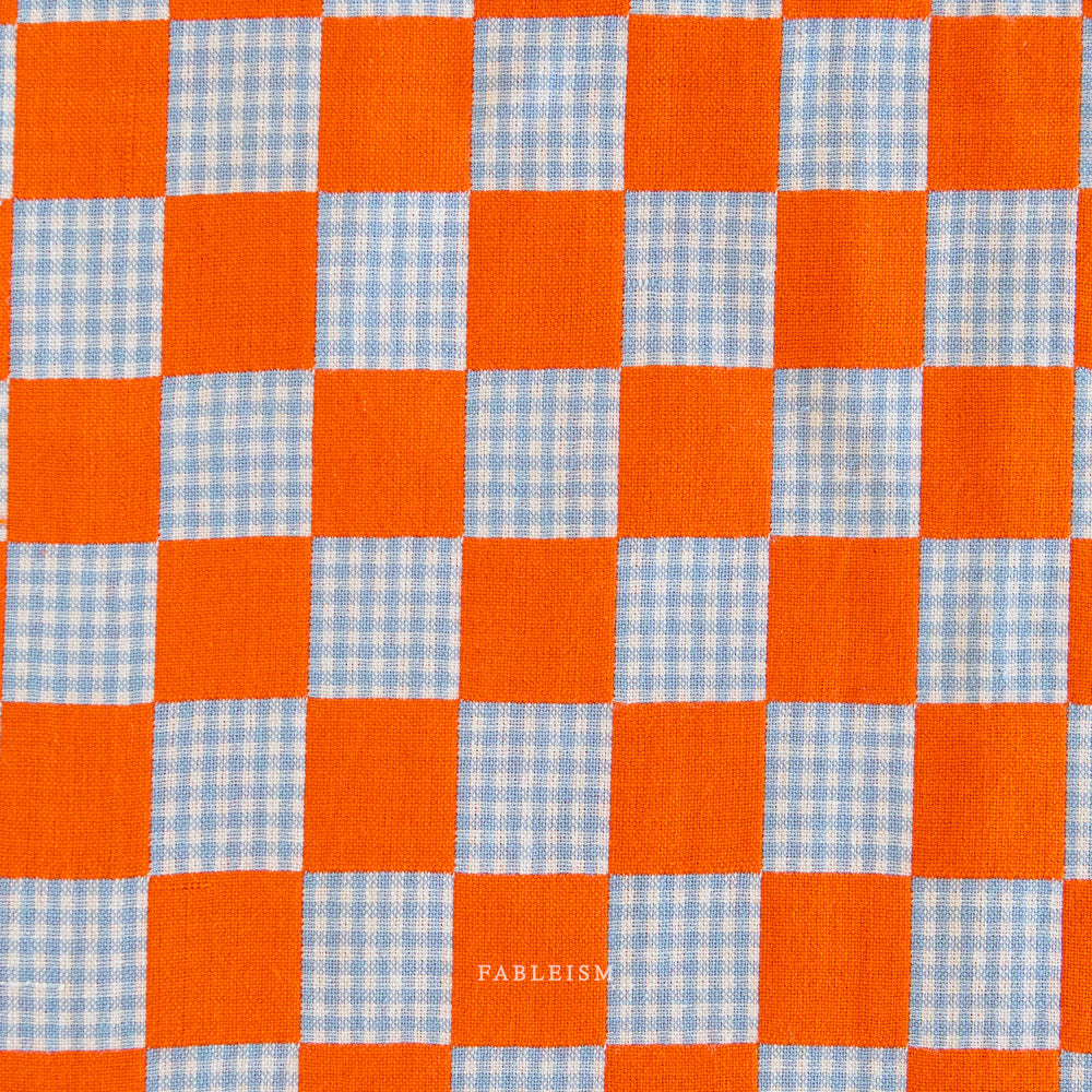 Check Mate Phoenix Checkers by Fableism Supply Co (sold in 25cm increments)