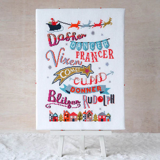 Dash Away- Christmas Cross Stitch Kit by Caterpillar Cross Stitch