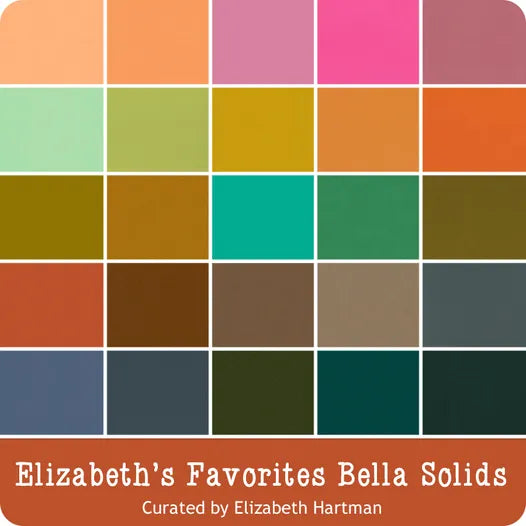 Bella Solids Elizabeth Hartman Favorites Layer Cake by Moda Fabrics