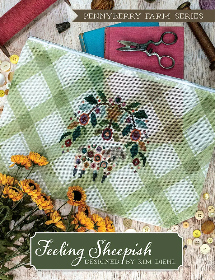 Feeling Sheepish Cross Stitch Pattern Pennyberry Farm Series by Kim Diehl