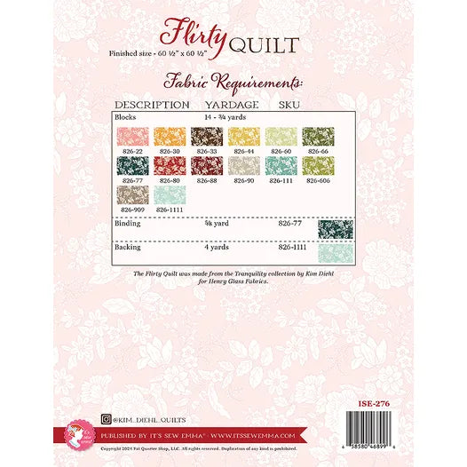 Flirty Quilt Pattern by Kim Diehl
