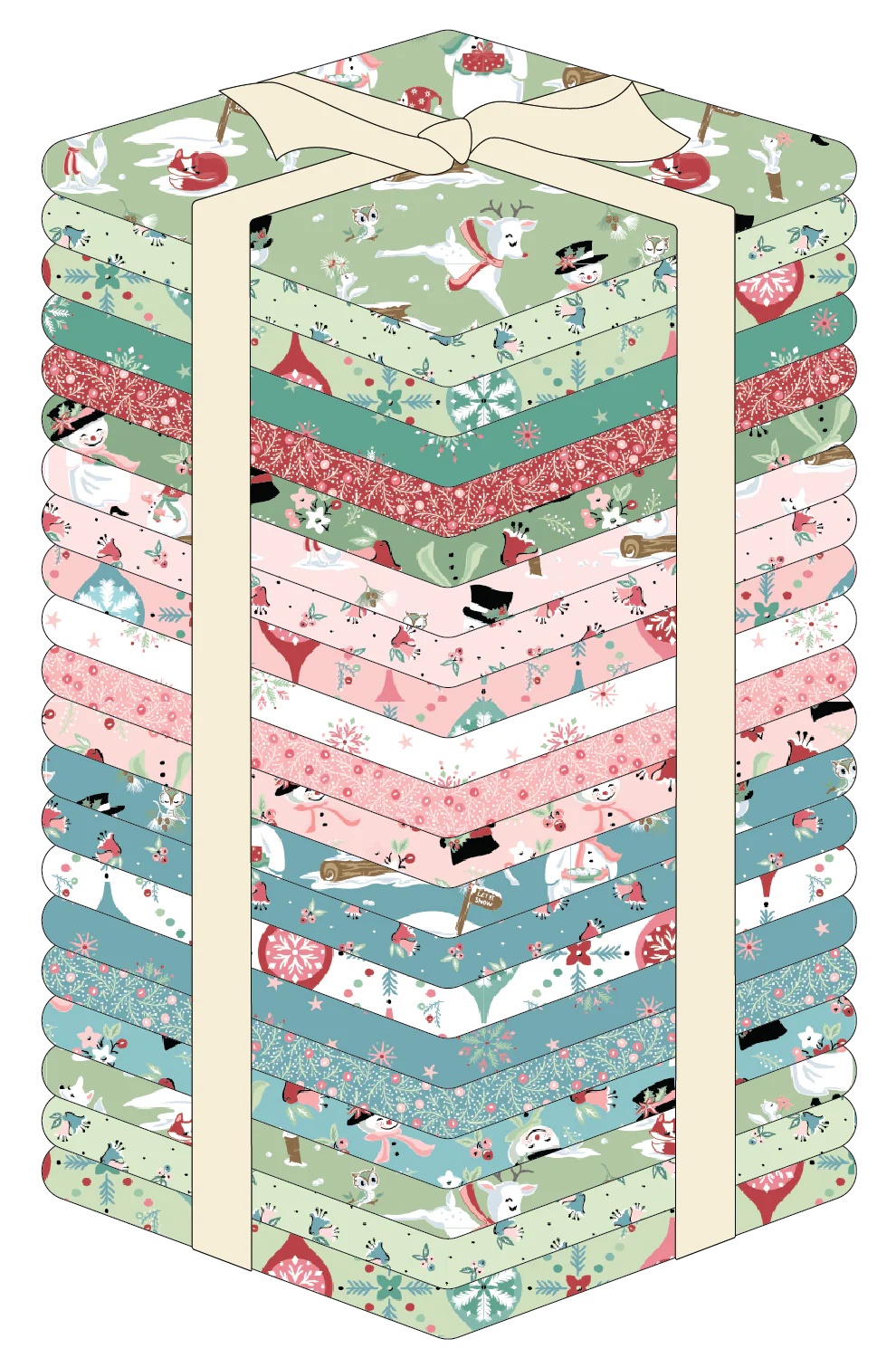 Frost and Flurry Fat Quarter Bundle by Sheri McCulley for Poppie Cotton
