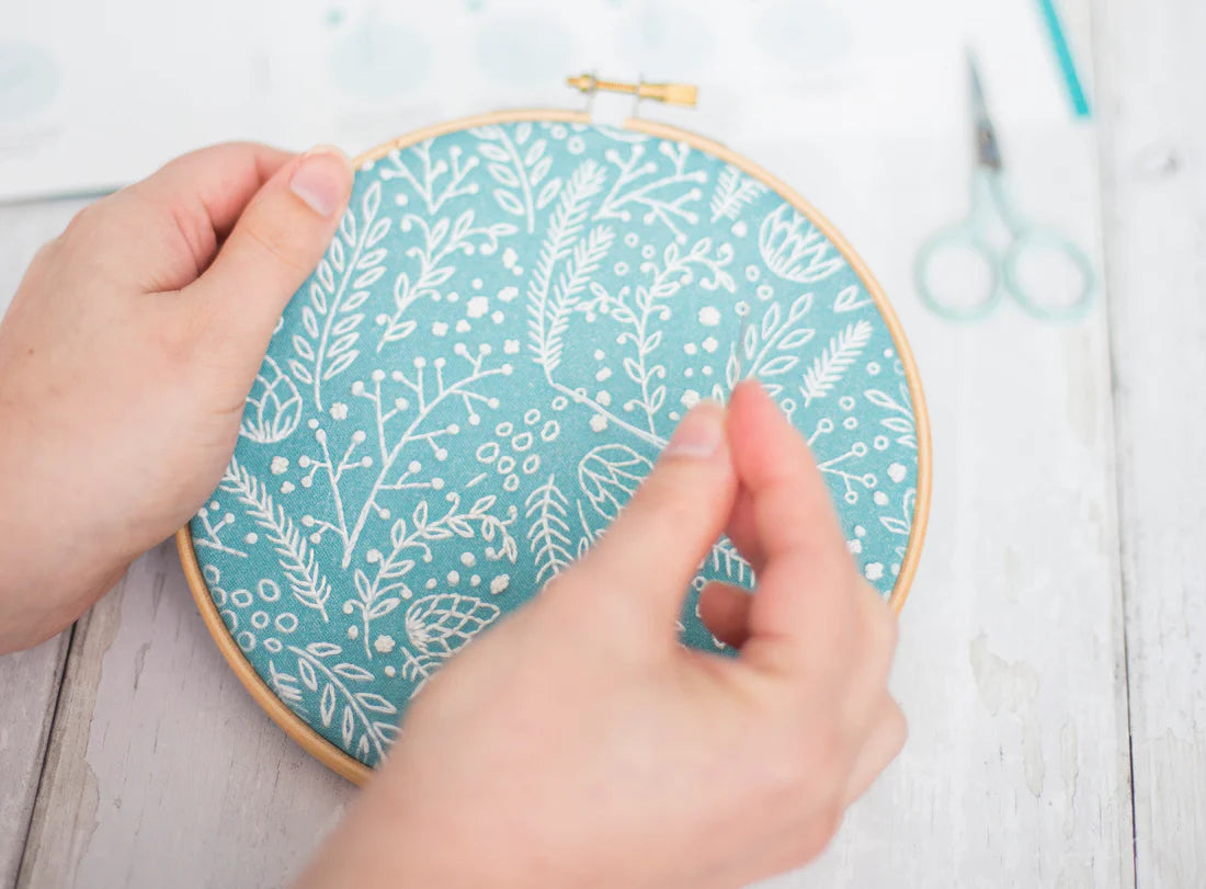 Frosty Foliage Embroidery Kit by Oh Sew Bootiful