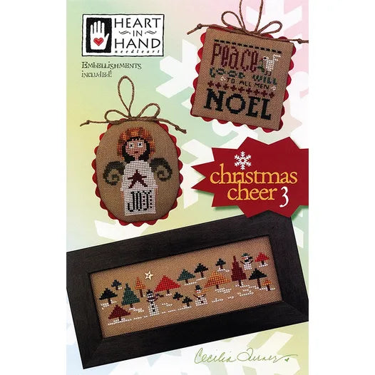 Christmas Cheer 3 Cross Stitch Pattern Heart in Hand