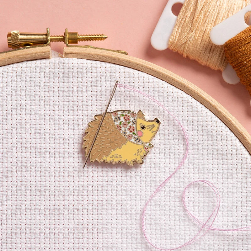 Hedgehog Magnetic Needle Minder by Caterpillar Cross Stitch