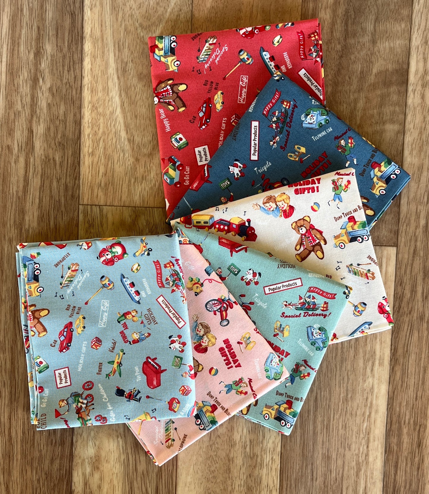 Hello Toys Fat Quarter Bundle by Cosmo Textiles