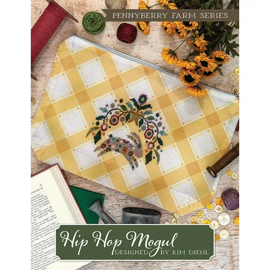 Hip Hop Mogul Cross Stitch Pattern Pennyberry Farm Series by Kim Diehl