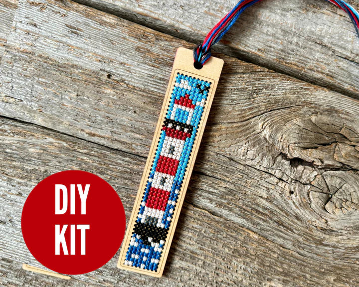 Lighthouse Bookmark Cross Stitch Ornament Kit from Canadian Stitchery