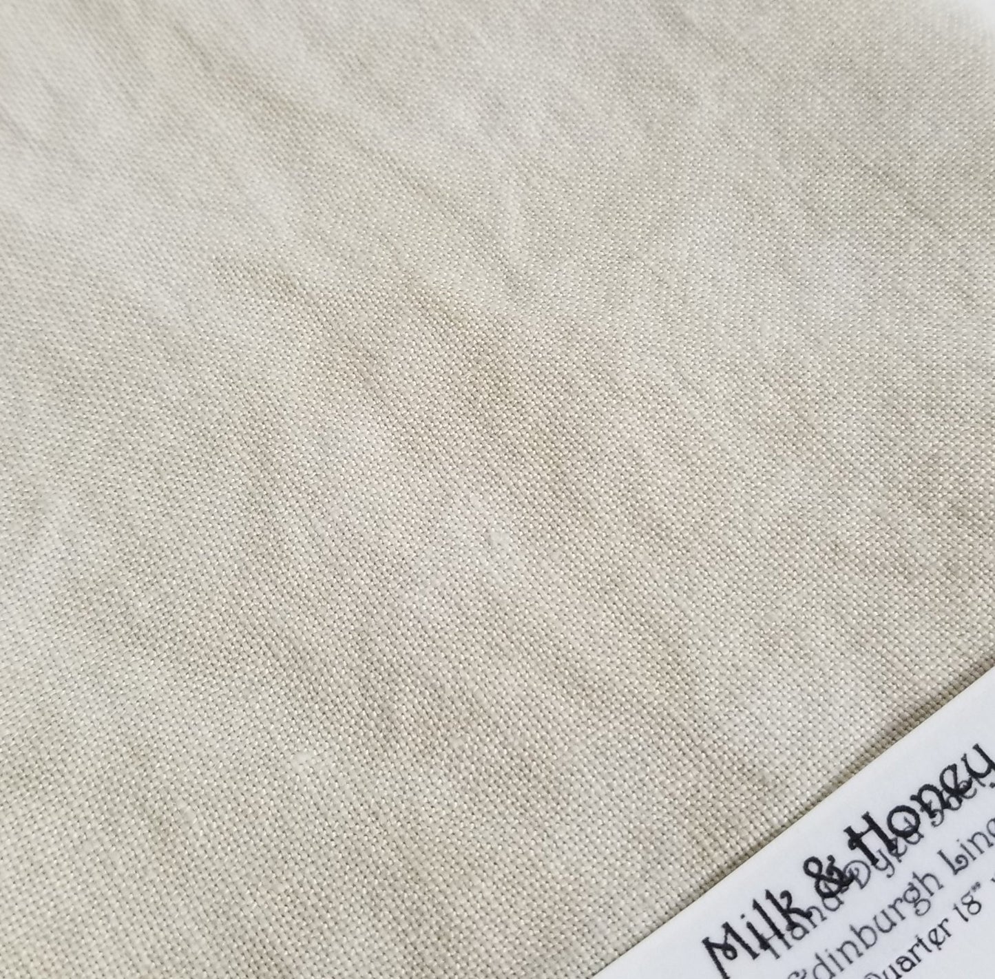 Milk and Honey 32 Count 46cm x 70cm Cross Stitch Linen Fiber on a Whim