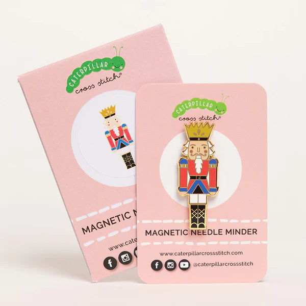 Nutcracker Magnetic Needle Minder by Caterpillar Cross Stitch
