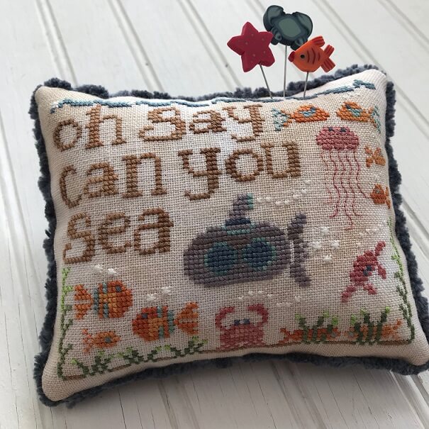 Oh Say Can You Sea Cross Stitch Pattern by Hands on Design