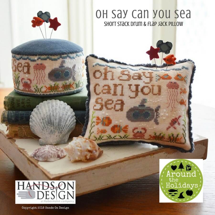 Oh Say Can You Sea Cross Stitch Pattern by Hands on Design