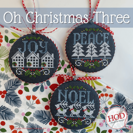 Oh Christmas Three Cross Stitch Pattern by Hands on Design