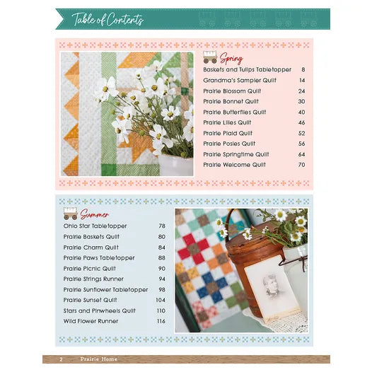 Praire Home Quilt Book by Lori Holt of Bee in My Bonnet
