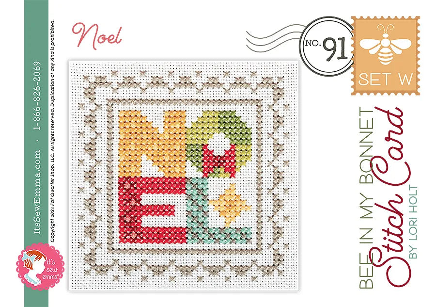 Bee in My Bonnet Stitch Cards Set W Lori Holt of Bee in my Bonnet