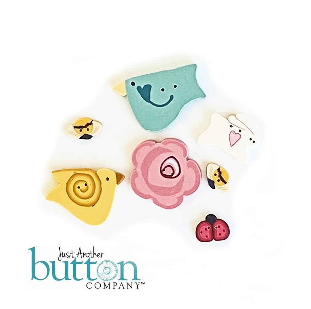 Spring Bag Button Pack by Just Another Button Co