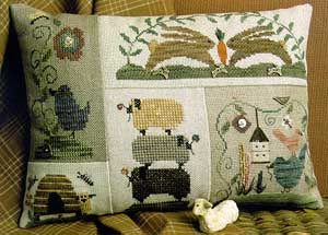 Spring Patches Cross Stitch Pattern Homespun Elegance