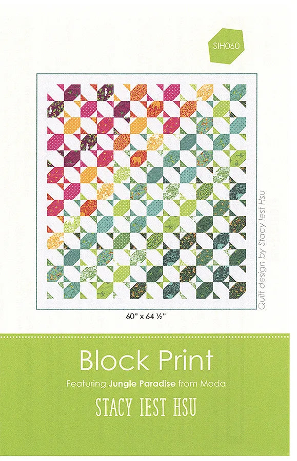 Block Print Quilt Pattern by Stacy Iest Hsu