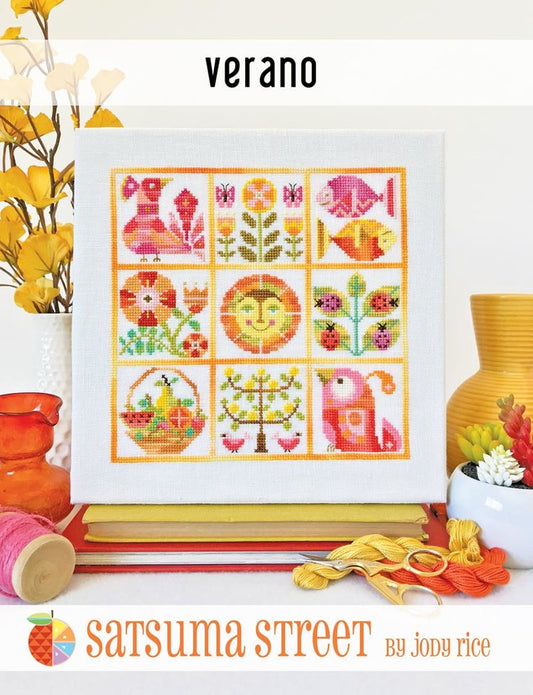 Verano Cross Stitch Pattern by Satsuma Street