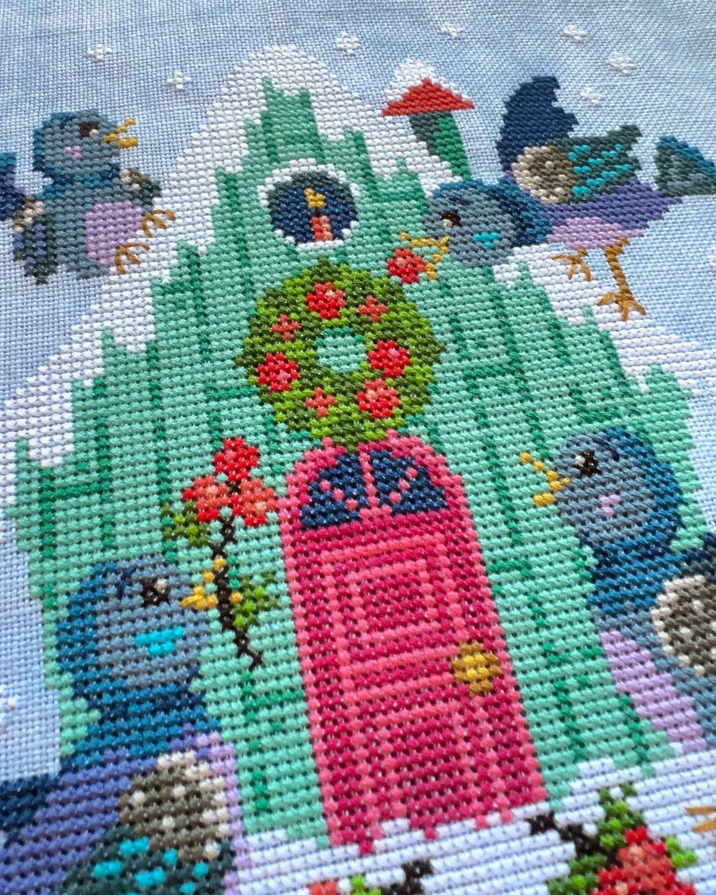 Winter Welcome Cross Stitch Pattern by Satsuma Street