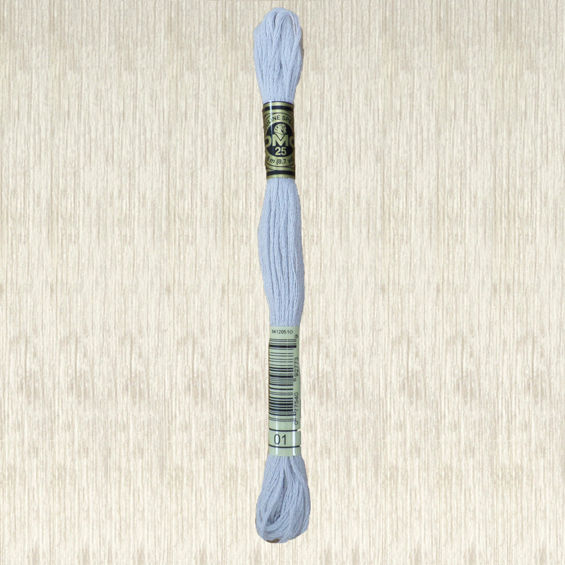 DMC 01 White Tin 6 Strand Embroidery Floss