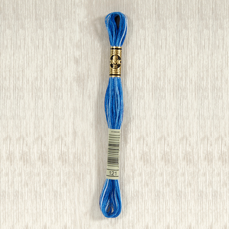DMC 121 Variegated Delft Blue 6 Strand Embroidery Floss