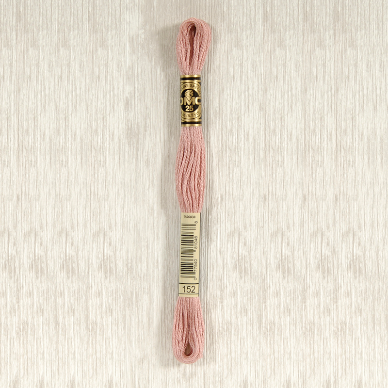 DMC 152 Medium Light Shell Pink 6 Strand Embroidery Floss