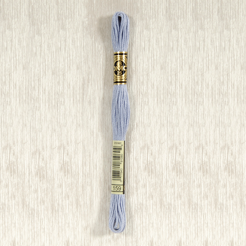 DMC 159 Light Gray Blue 6 Strand Embroidery Floss
