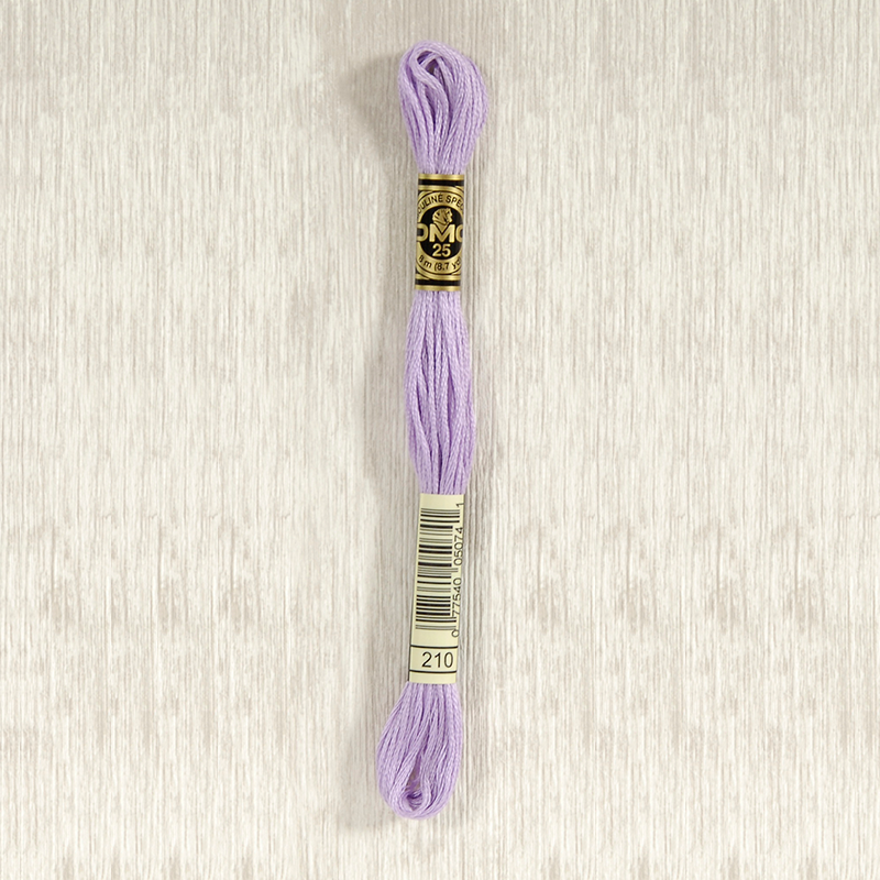 DMC 210 Medium Lavender 6 Strand Embroidery Floss