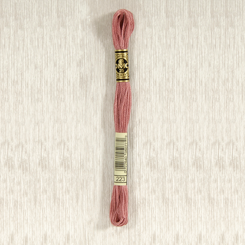 DMC 223 Light Shell Pink 6 Strand Embroidery Floss