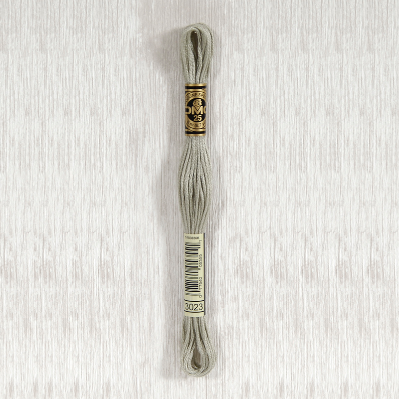 DMC 3023 Light Brown Gray 6 Strand Embroidery Floss