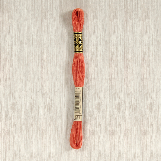 DMC 351 Coral 6 Strand Embroidery Floss