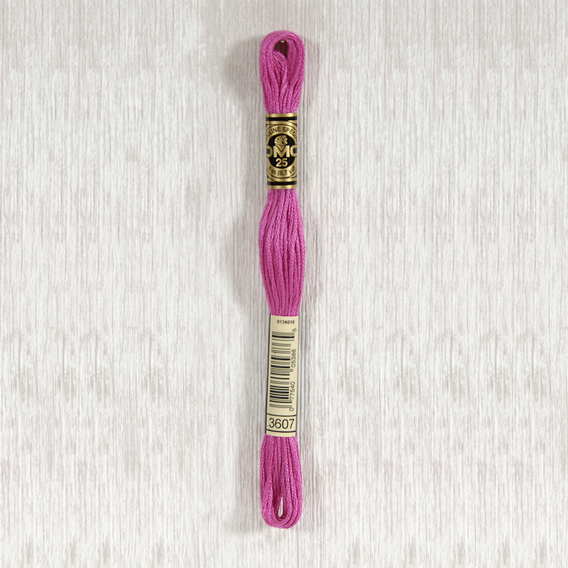 DMC 3607 Light Plum 6 Strand Embroidery Floss