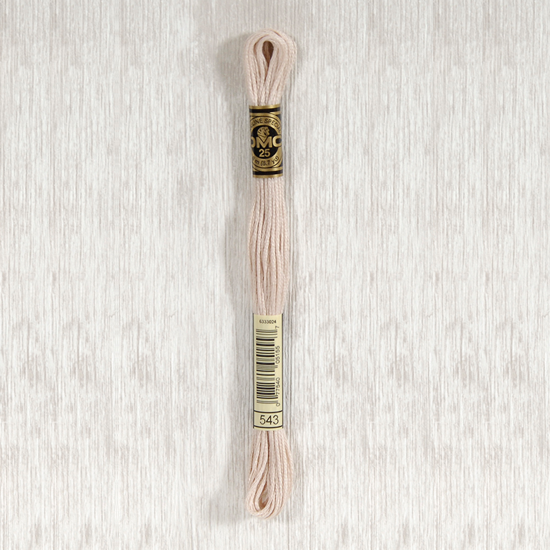 DMC 543 Ultra Very Light Beige 6 Strand Embroidery Floss